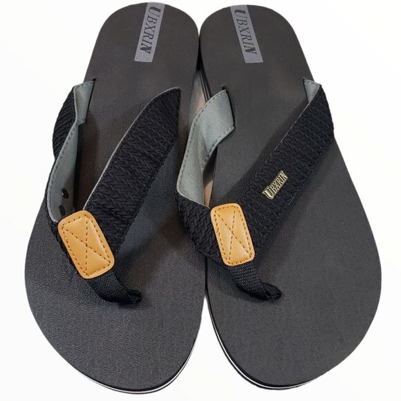 UBXRIN Flip Flops Men's Sandals Comfort Beach New - Picture 1 of 4